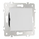 Выключатель одноклавишный проходной Arte Milano 203.32-1.silver