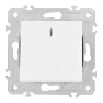 Выключатель одноклавишный проходной Arte Milano 203.33-1.white