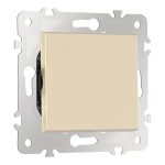 Переключатель одноклавишный перекрестный Arte Milano 203.34-1.shampan