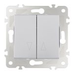 Выключатель жалюзи Arte Milano 203.38-2.silver