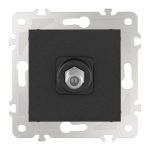 Розетка спутниковая SAT TV Arte Milano 203.42-1.black