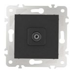 Розетка TV Arte Milano 203.43-1.black