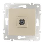 Розетка TV Arte Milano 203.43-1.shampan