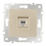 Розетка телефонная RJ11 Arte Milano 203.51-1.shampan