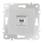 Розетка телефонная RJ11 Arte Milano 203.51-1.silver