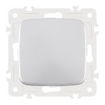 Выключатель одноклавишный Arte Milano 205.30-1.silver