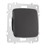 Переключатель одноклавишный перекрестный Arte Milano 205.34-1.black