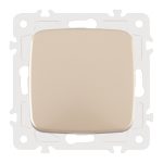 Переключатель одноклавишный перекрестный Arte Milano 205.34-1.shampan