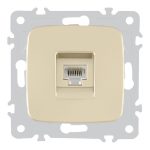 Розетка RJ45 Arte Milano 205.45-1.shampan