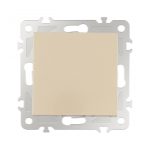 Переключатель одноклавишный перекрестный Arte Milano 206.34-1.shampan