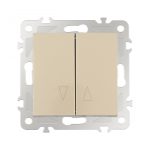 Выключатель жалюзи Arte Milano 206.38-2.shampan