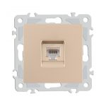 Розетка RJ45 Arte Milano 206.45-1.shampan