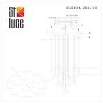 Подвесная люстра ST Luce Montecelio SL6104.203.16
