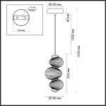 Подвесной светильник Odeon Light L-vision Bruco 5095/12L