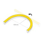 Светодиодная герметичная лента Arlight WAVE-SIDE-A120-12x25mm 230V Warm3000 (12 W/m, IP67, 50m, wire x2) 051933