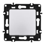 Выключатель одноклавишный проходной Arte Milano 217.32-1.silver