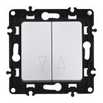 Выключатель жалюзи Arte Milano 217.38-2.silver