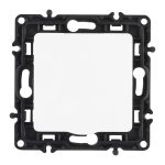 Розетка с заземлением, шторками и защитной крышкой Arte Milano 217.41-1.white