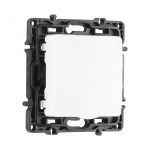 Розетка с заземлением, шторками и защитной крышкой Arte Milano 217.41-1.white