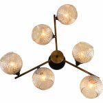 Люстра на штанге Reluce 11341-0.3-06 GOLD BRONZE+BK