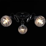 Потолочная люстра Reluce 22115-0.3-03 BK+CH