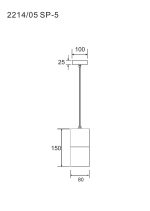Подвесной светильник Divinare Cigno 2214/05 SP-5