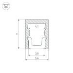 Алюминиевый профиль Arlight ARH-Micro-0507-2000 Anod 036399