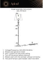Торшер Aployt Jula APL.707.05.01