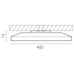 Настенно-потолочный светильник Lightstar Arco Eco 225750