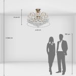 Потолочная люстра MW-Light Жемчуг 10 232016506