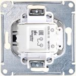 Выключатель 1-клавишный с подсветкой сх.1а, 10AX Systeme Electric Glossa Антрацит GSL000713