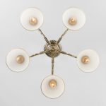 Люстра на штанге Eurosvet 60106/5 античная бронза