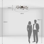 Потолочная люстра MW-Light Восторг 242015410