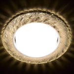 Встраиваемый светодиодный светильник Ambrella Light GX53 LED G303 CL/WW