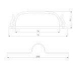 Гибкий алюминиевый профиль для светодиодной ленты Elektrostandard LL-2-ALP012 4690389170539