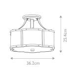 Потолочный светильник Hinkley Chance (hk) QN-CHANCE-SF-S-HB