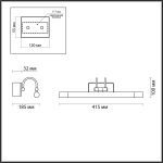 Подсветка для картин Odeon Light Revola 4908/5WL