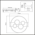 Потолочный светильник Sonex Spots 7742/40L