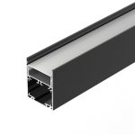 Алюминиевый профиль Arlight SL-LINE-4050-3L-2000 ANOD BLACK 044670