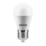Светодиодная лампа WOLTA 12Вт 6500K Е27 груша матовая 25W45GL12E27