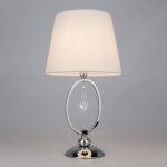 Настольная лампа Eurosvet Madera 01055/1 хром/прозрачный хрусталь Strotskis