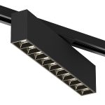 Трековый однофазный светильник Denkirs Edder DK6434-BK