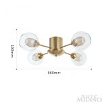 Потолочная люстра Arte Milano 272880/4 GD