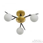 Потолочная люстра Arte Milano 273408/3 BK/GD