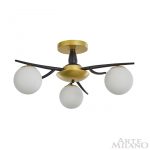 Потолочная люстра Arte Milano 273408/3 BK/GD