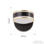 Бра Arte Milano Ferrara 277599/1B BK/GD