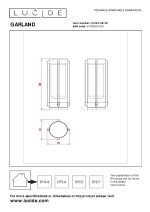 Уличный светильник Lucide Garland 27823/38/30
