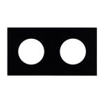 Рамка стеклянная на 2 поста Arlight FRM-GLARE-GC-2-BK 043836