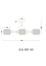 Потолочная люстра Velante 214-507-03