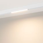 Трековый магнитный светильник Arlight MAG-ORIENT-FLAT-L235-8W Warm3000 (WH, 100 deg, 48V, DALI) 035835(1)